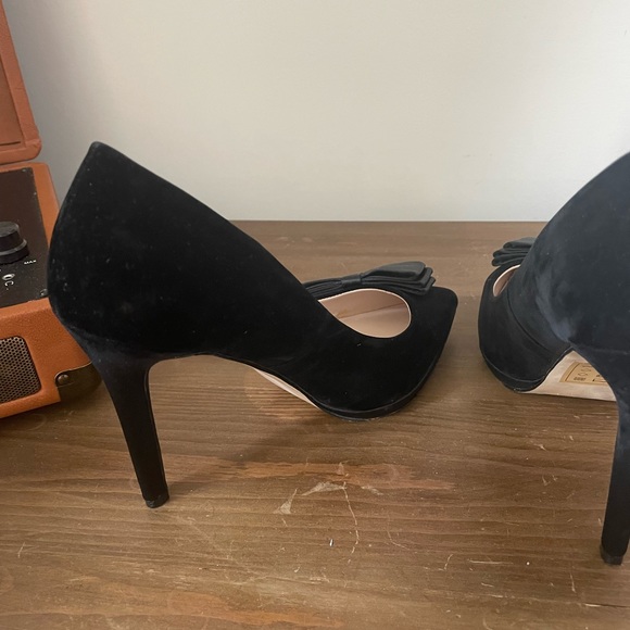 Ribbon black heels - Picture 3 of 8